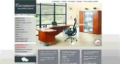 Desktop Screenshot of intermont-nabytek.cz